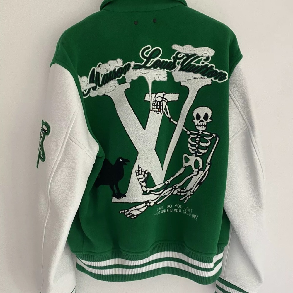 Louis Vuitton FW21 Letterman Varsity Jacket - 2XL